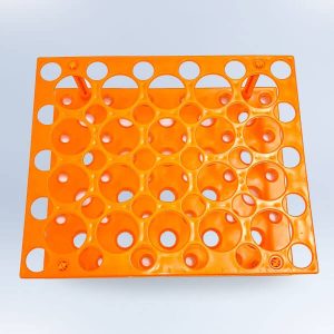 Gradillas plástica anaranjada